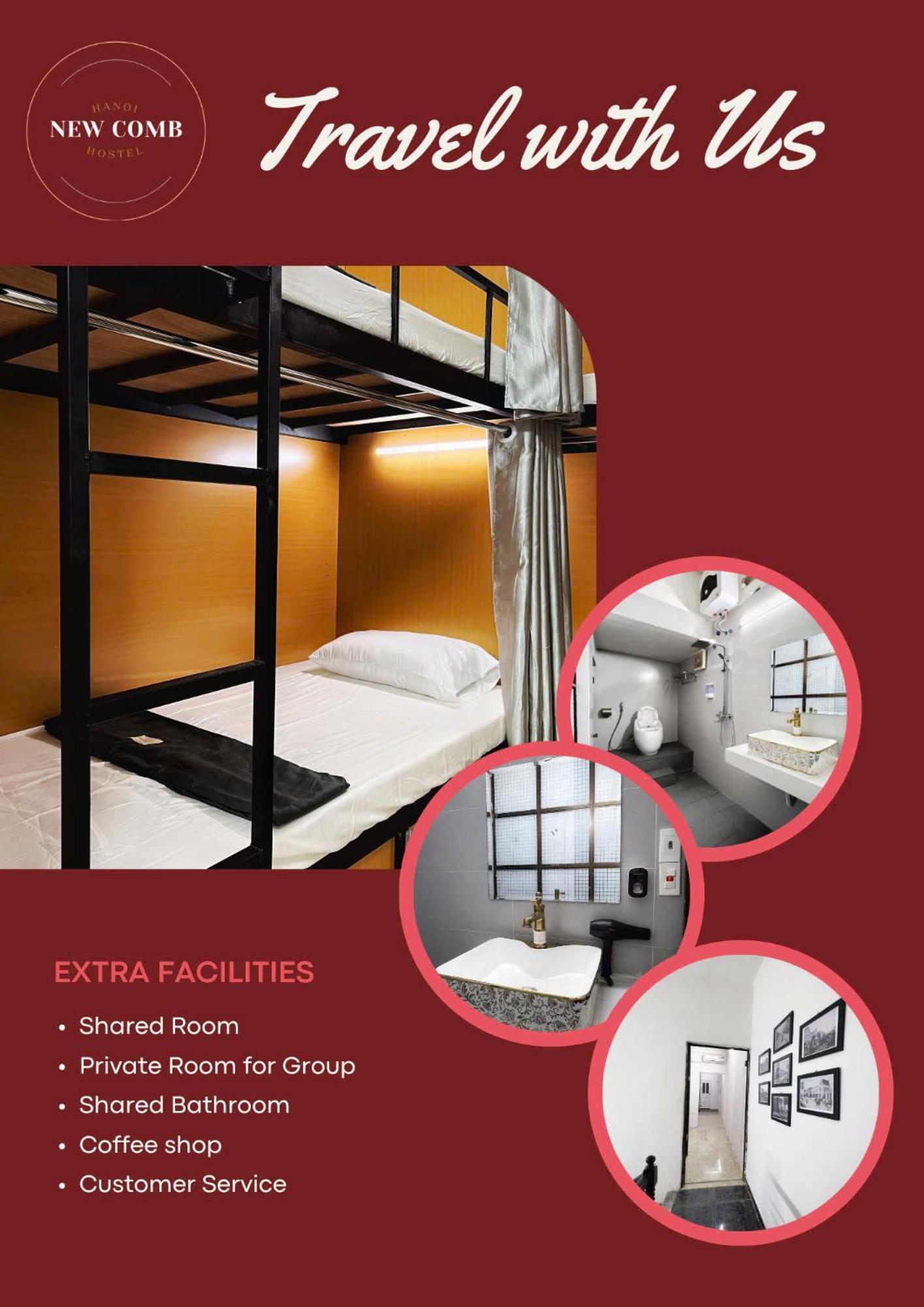 Hanoi New Comb Hostel المظهر الخارجي الصورة